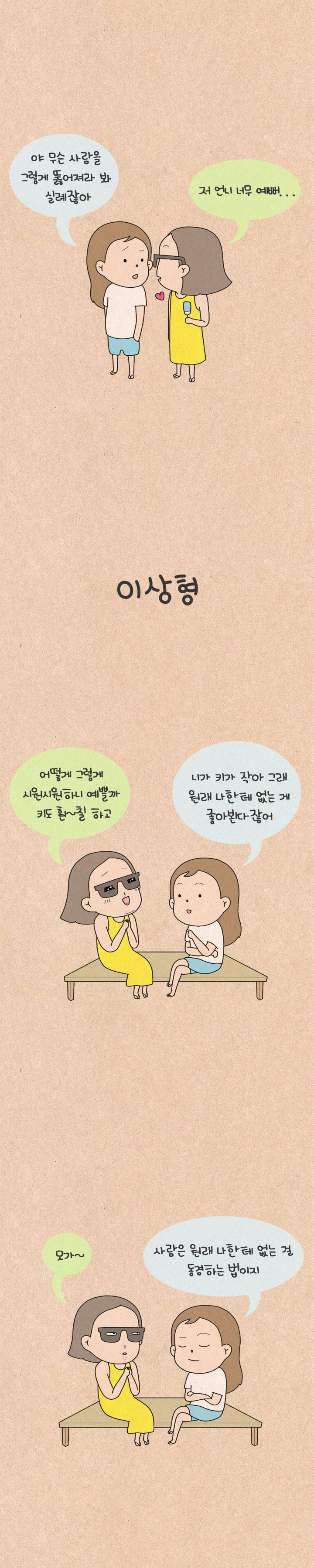 퀴퀴한 일기 115화 - 이상형 2