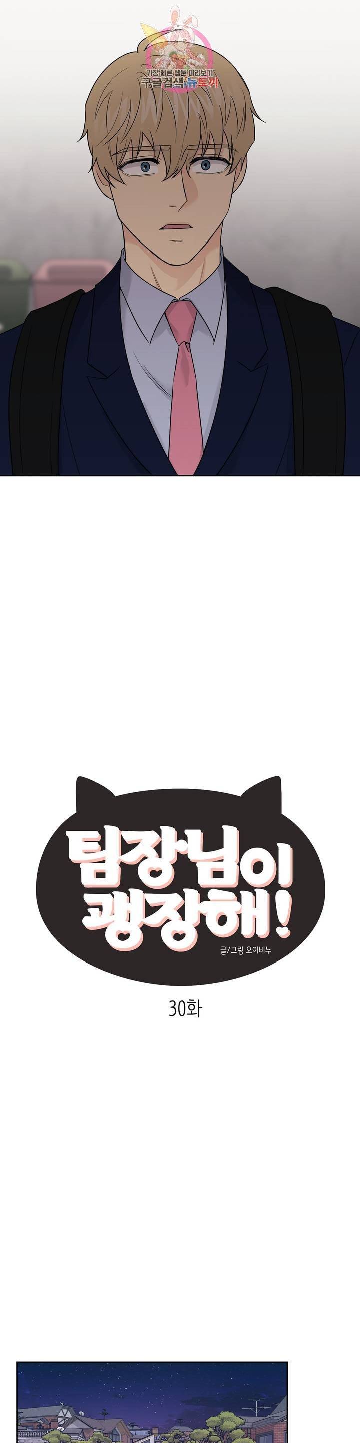 팀장님이 괭장해! 30화 2