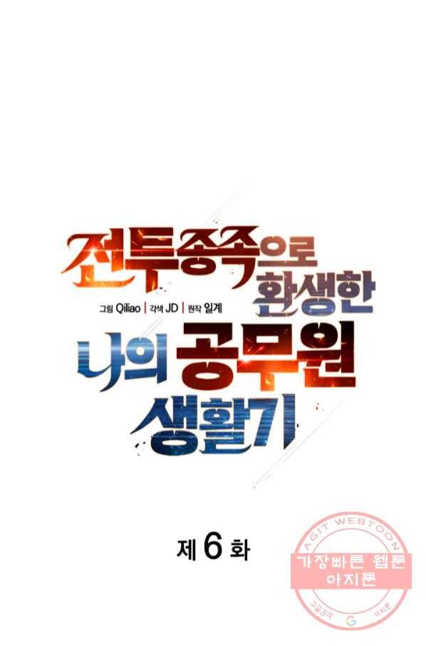 전투종족으로 환생한 나의 공무원 생활기 6화 24