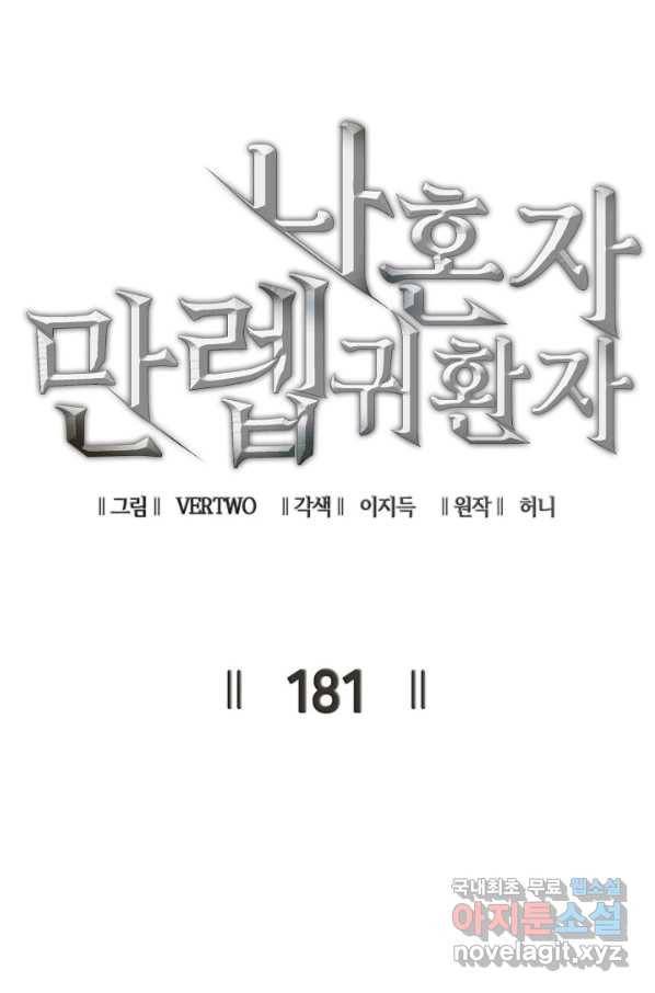 나 혼자 만렙 귀환자 181화 32