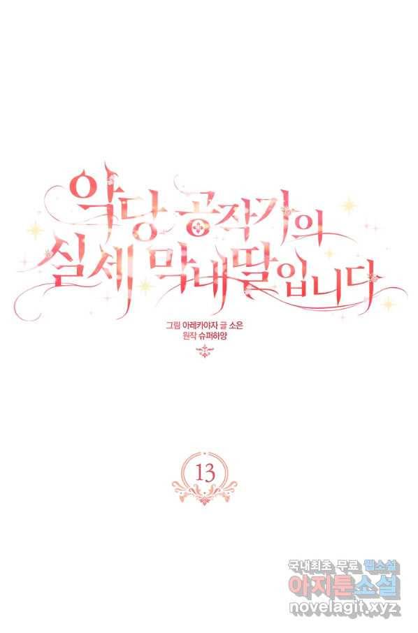 악당 공작가의 실세 막내딸입니다 13화 1