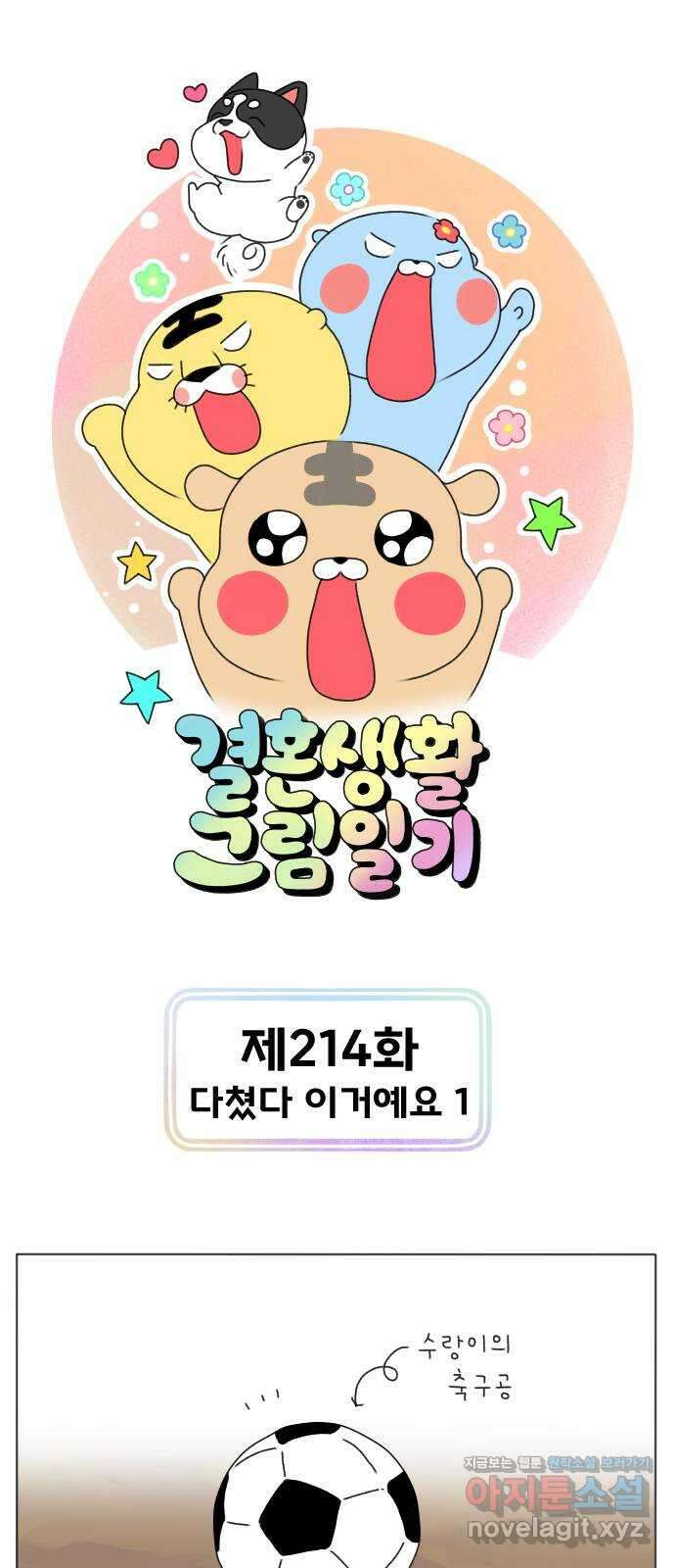 결혼생활 그림일기 214화 다쳤다 이거예요 1 1