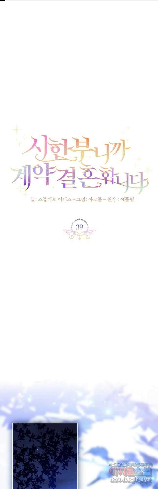 시한부니까 계약 결혼 합니다 39화 1