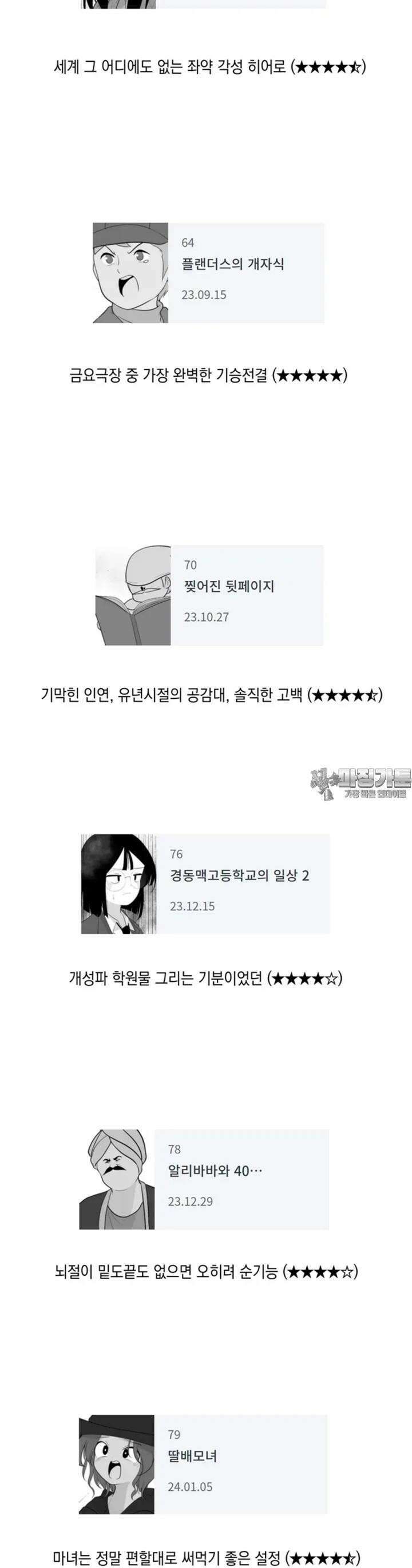 금요정의 금요극장 [에필로그] 잠시 폐막 9