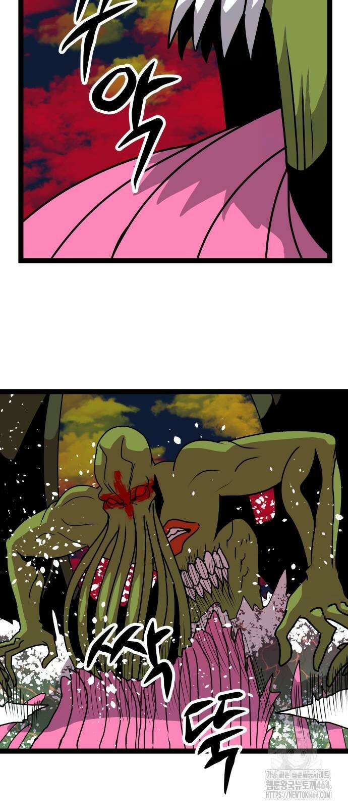 나태한 마왕은 신과 싸우기로 결심한다． 22화． 더블 래리어트 30