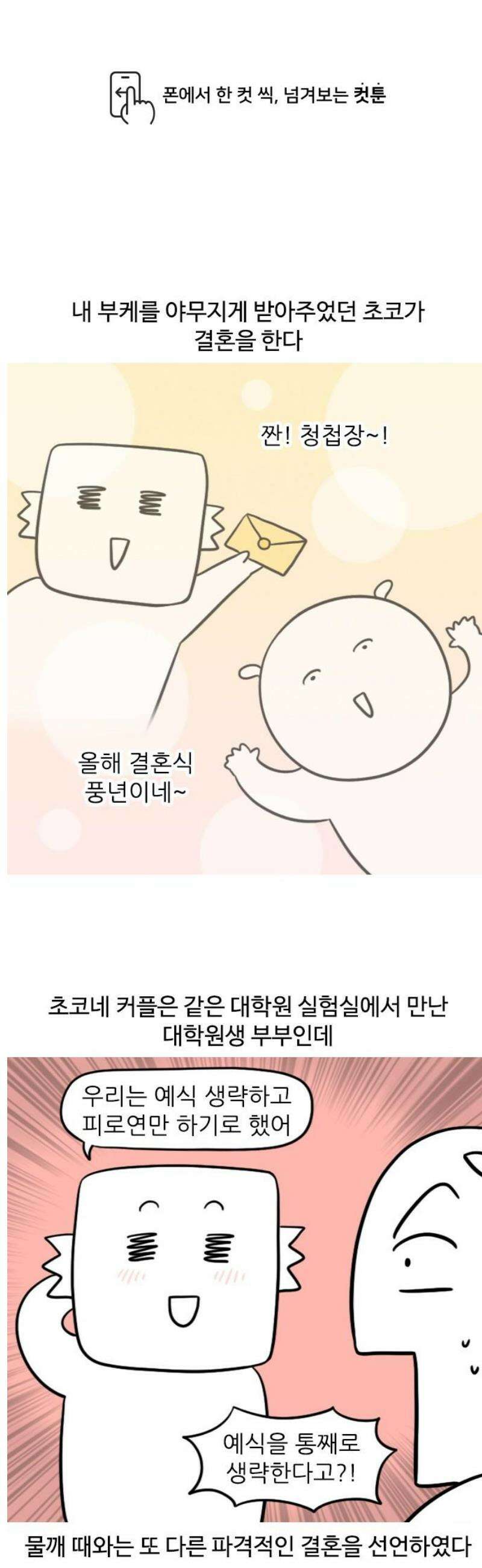 육아일기 53화 초코의 결혼 1