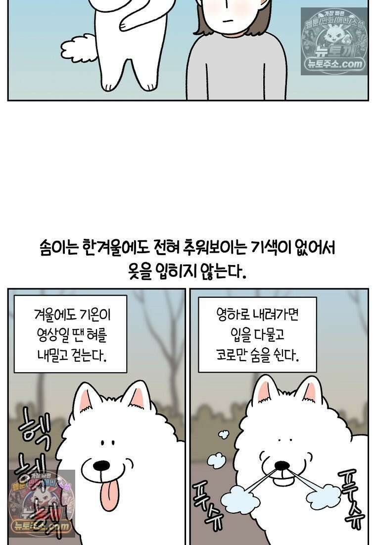 극한견주 시즌2 45화 솜이의 겨울 산책룩 5