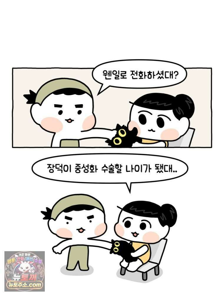 먼지 덩어리 짱덕 18． 중성화 수술 1 3