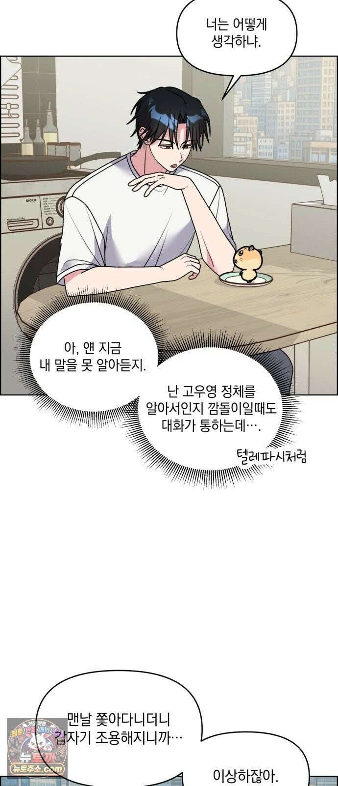 냥냥찍찍! 36화． 햄줍했는데 사람임 14