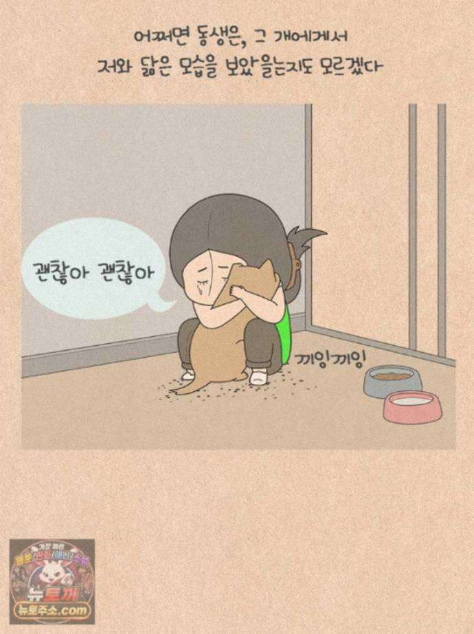 퀴퀴한 일기 1008. 남의 이야기_내 동생_마지막 23