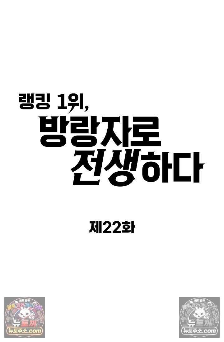 랭킹 1위, 방랑자로 전생하다 022 1